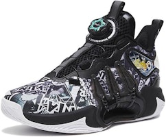 Order 大童 Anta安踏 青狂2.0 專業耐磨 低幫 實戰籃球鞋 黑白