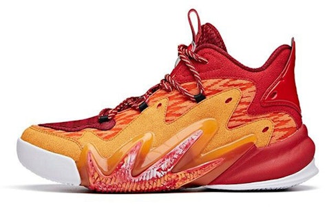 大童 Anta安踏 狂潮2 減震防滑耐磨 高幫 籃球鞋 紅橙 Buy 大童 Anta安踏 狂潮2 減震防滑耐磨 高幫 籃球鞋 紅橙