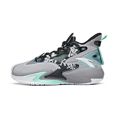 (Youth) Anta KT3 'Grey Black Green'