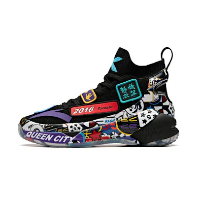 (Youth) Anta KT4 High-Top Basketball Shoe 'Signal Black'