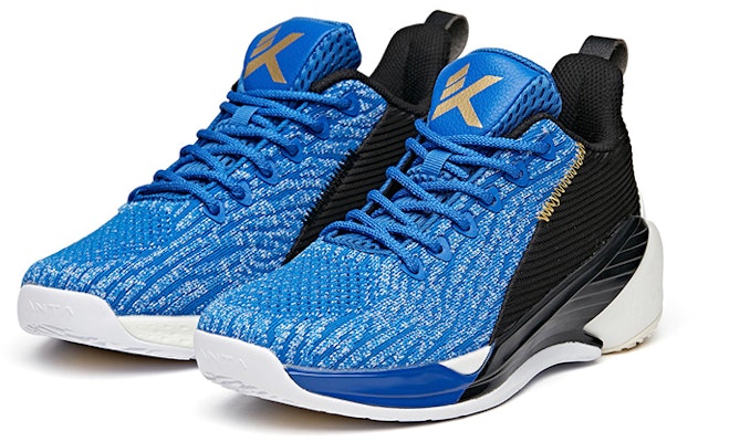 (Youth) Anta KT4 Low 'Blue Black Patchwork' 31921101R-2 Order (Youth) Anta KT4 Low 'Blue Black Patchwork' 31921101R-2