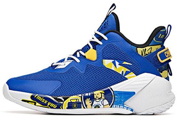 (Youth) Anta KT4 Mid 'Blue Yellow White' A31041101-3 Buy (Youth) Anta KT4 Mid 'Blue Yellow White' A31041101-3