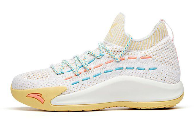 (Youth) Anta KT5 White Orange Blue 'Klay Effect' 312021106-1