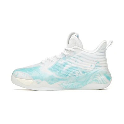 (Youth) Anta KT6 - Klay Thompson High Top Basketball White Blue 'Wave'