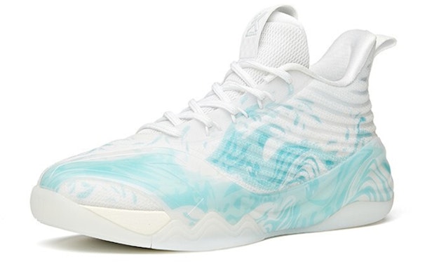 (Youth) Anta KT6 - Klay Thompson High Top Basketball White Blue 'Wave' 312121130-3 Order (Youth) Anta KT6 - Klay Thompson High Top Basketball White Blue 'Wave' 312121130-3