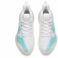 Lookbook 大童 Anta安踏 KT6 “浪” 湯普森 減震防滑耐磨 高幫 實戰籃球鞋 白藍