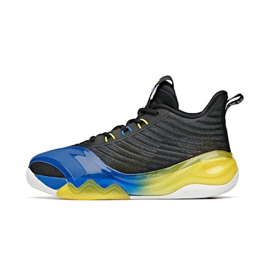 (Youth) Anta KT6 High 'Black Yellow Blue' 'Away'