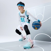 (JR) Anta KT7 'Teknologi Nitrogen Biru Pink' 312221130-3 2