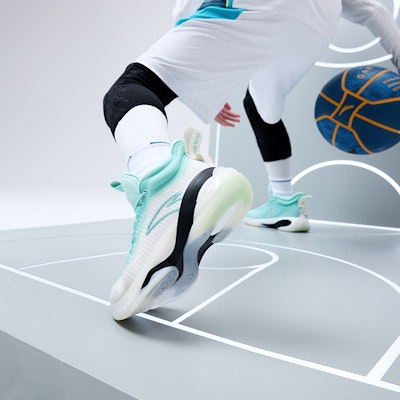 (Youth) Anta KT7 'White Blue Yellow' 312231130-1 1