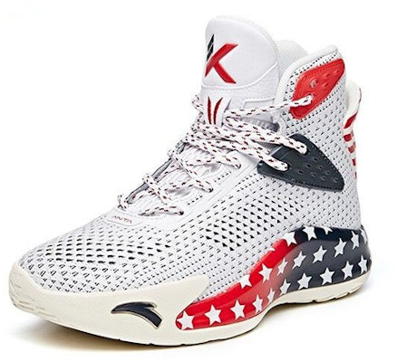 (Youth) Anta KT Basketball High 'Black White Red' 312031116-6 Order (Youth) Anta KT Basketball High 'Black White Red' 312031116-6