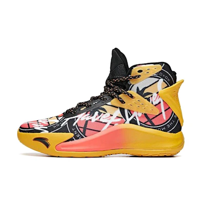 (Youth) Anta KT Basketball High-Top 'Black Orange Red'