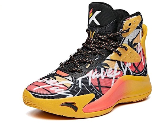 (Youth) Anta KT Basketball High-Top 'Black Orange Red' 312031116-3 Order (Youth) Anta KT Basketball High-Top 'Black Orange Red' 312031116-3