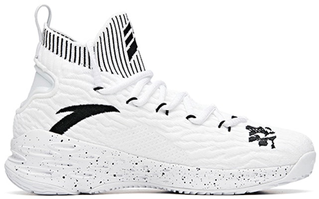 (Youth) Anta KT High-Top Basketball 'White Black' A31031100-2 Order (Youth) Anta KT High-Top Basketball 'White Black' A31031100-2