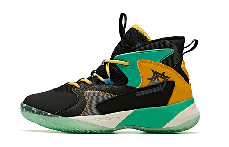 (Youth) Anta KT High-Top Basketball Shoes 'Black Green White' 31941115-2