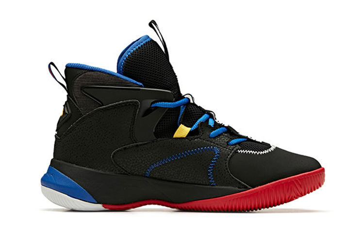 Order (Youth) Anta KT High-Top Basketball Shoes 'Black Red Blue' 31941115-5