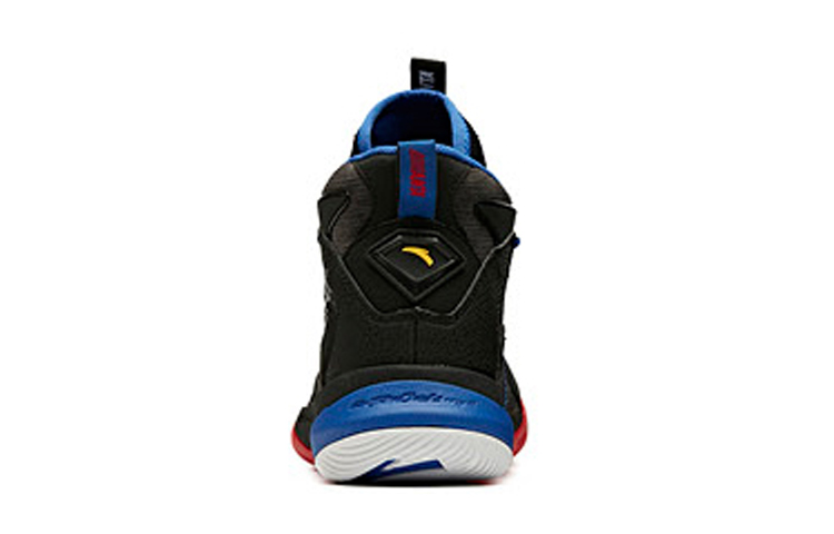Shop (Youth) Anta KT High-Top Basketball Shoes 'Black Red Blue' 31941115-5