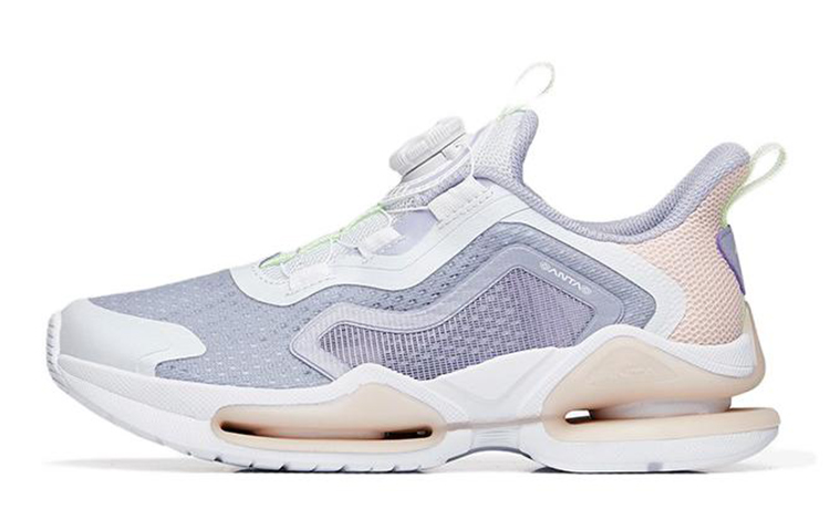 (Youth) Anta KT Low 'Purple White Pink' 322235571-3