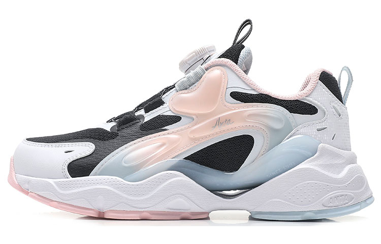 (Youth) Anta Lifestyle Series Low-Top Breathable Mesh 'Black White' 322318809-4