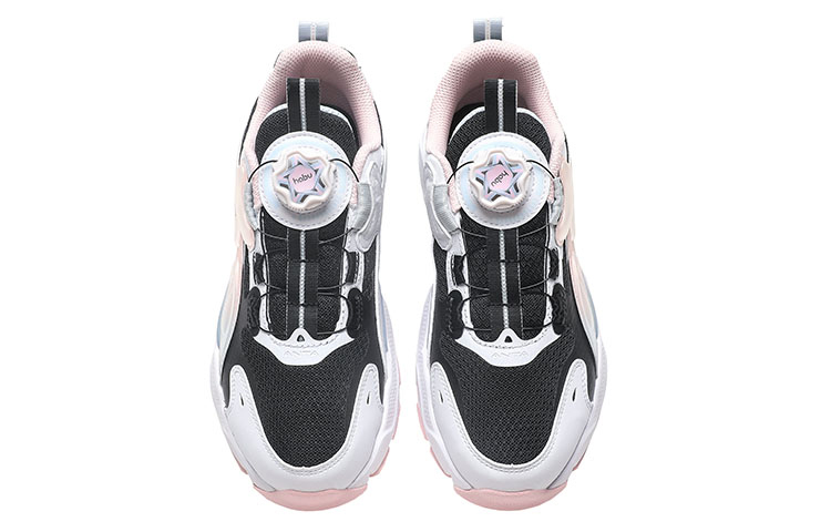 Shop 大童 Anta安踏 生活系列 網面通風 低筒運動休閒鞋 黑白