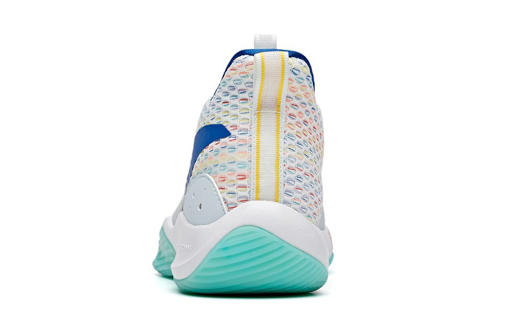 Shop (Youth) Anta Light Cavalry 5 High 'White Blue' 312021108-6