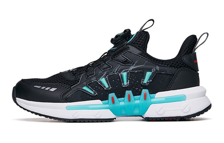 (Youth) Anta Low-Top 'Black Green' 312228809-7