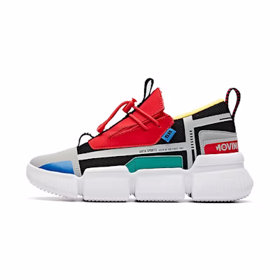 (Youth) Anta Low-Top 'Black Grey Red'