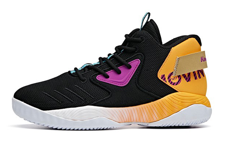 Buy (Youth) Anta Low-Top 'Black Yellow Purple' A31021110-4