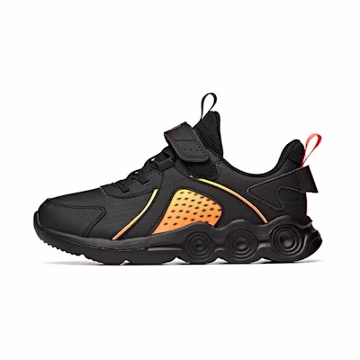 (Youth) Anta Low-Top 'Magic Tape Black Yellow'