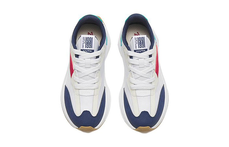 (Youth) Anta Low-Top 'White Blue Red' 圖 3