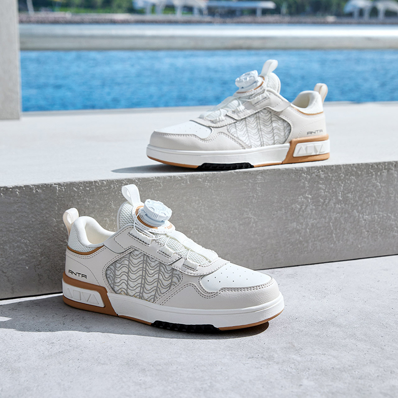 (Youth) Anta Low-Top 'White Grey Brown' 圖 10