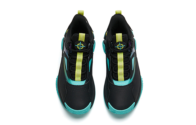 (Youth) Anta Low-Top Basketball 'Black Green' 圖 3