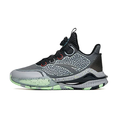 (Youth) Anta Low-Top Basketball 'Black Green'