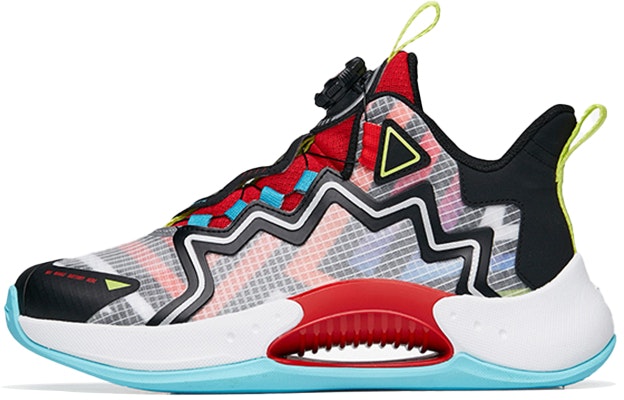 (Youth) Anta Low-Top Basketball 'Black Silver Red' 312231111-4 Buy (Youth) Anta Low-Top Basketball 'Black Silver Red' 312231111-4