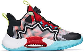 (JR) 安踏低帮篮球鞋 '黑银红' 312231111-4 Order (JR) 安踏低帮篮球鞋 '黑银红' 312231111-4