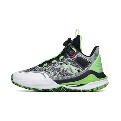 (Youth) Anta Low-Top Basketball 'Black White Green'