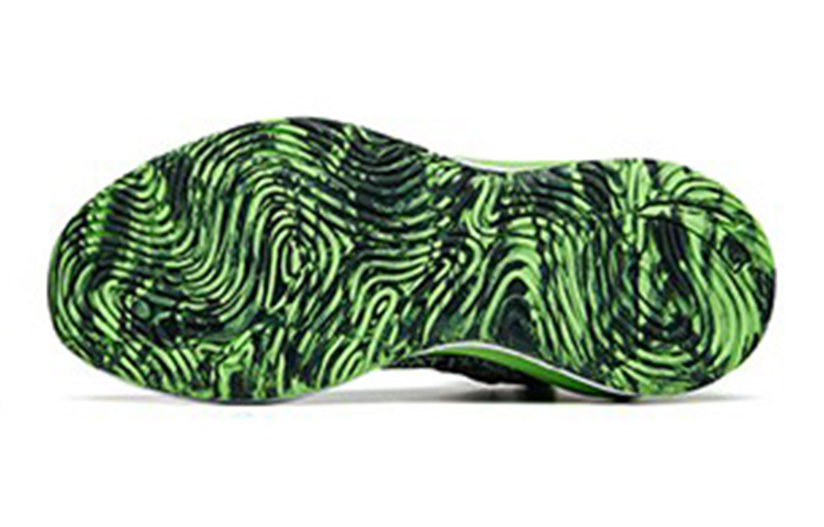 Details for (Youth) Anta Low-Top Basketball 'Black White Green' 312221110-5