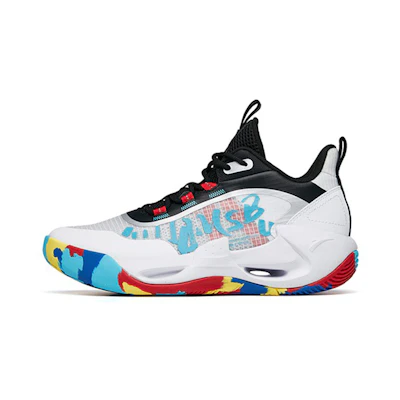 (Youth) Anta Low-Top Basketball Shoes 'White Black'