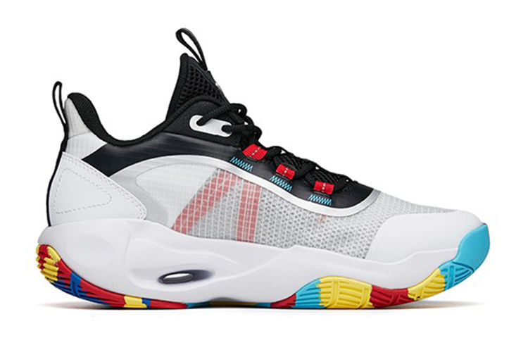 Order (JR) Sepatu Basket Anta Low-Top 'Putih Hitam' 312221111-1