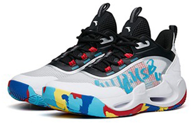 (JR) 안타 로우탑 농구화 '화이트 블랙' 312221111-1 Lookbook (JR) 안타 로우탑 농구화 '화이트 블랙' 312221111-1