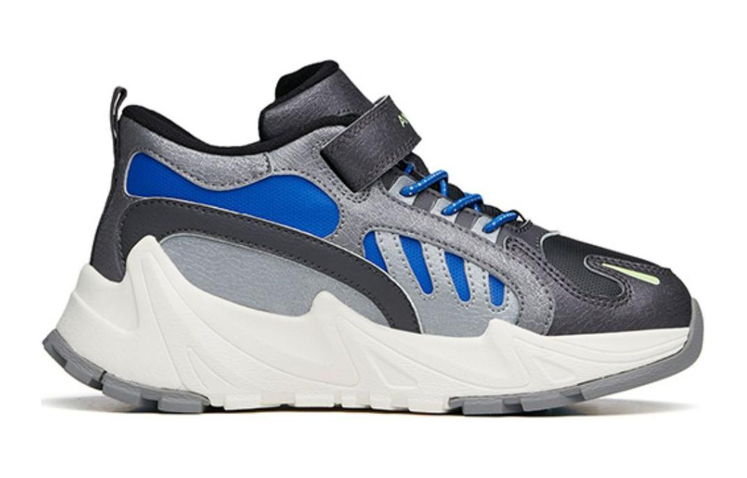 (Youth) Anta Low-Top Casual Running 'Black Blue Grey' 圖 2