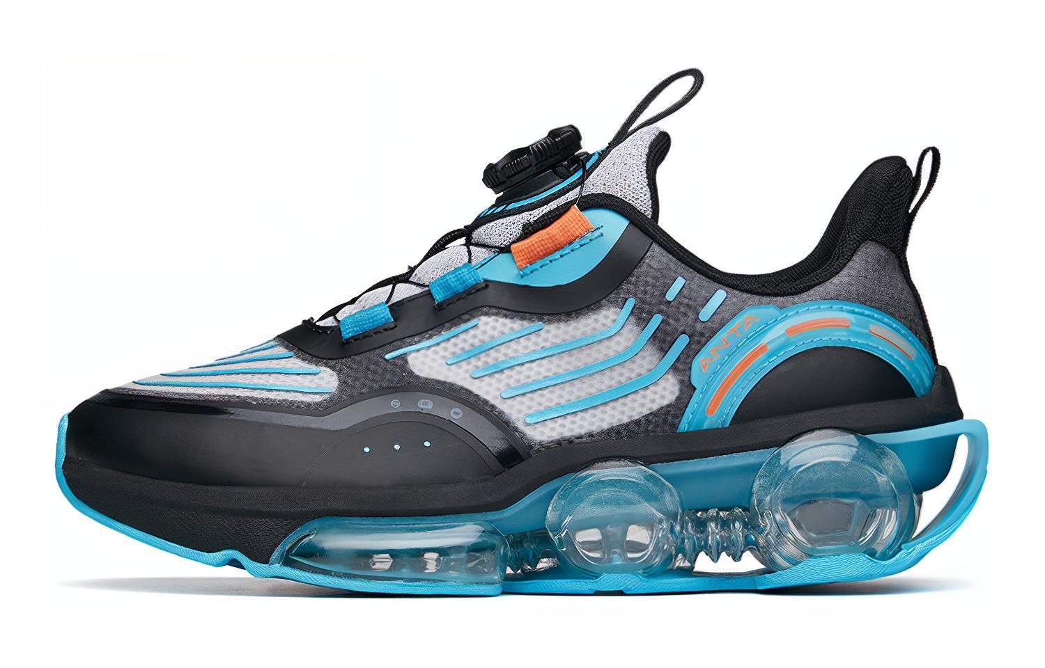 (Youth) Anta Low-Top Runner 'Black Silver Blue' 312215555-4