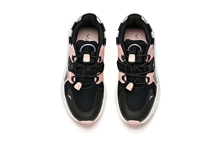Lookbook (JR) Anta Sepatu Lari Low-Top 'Hitam Putih' 32945599-5