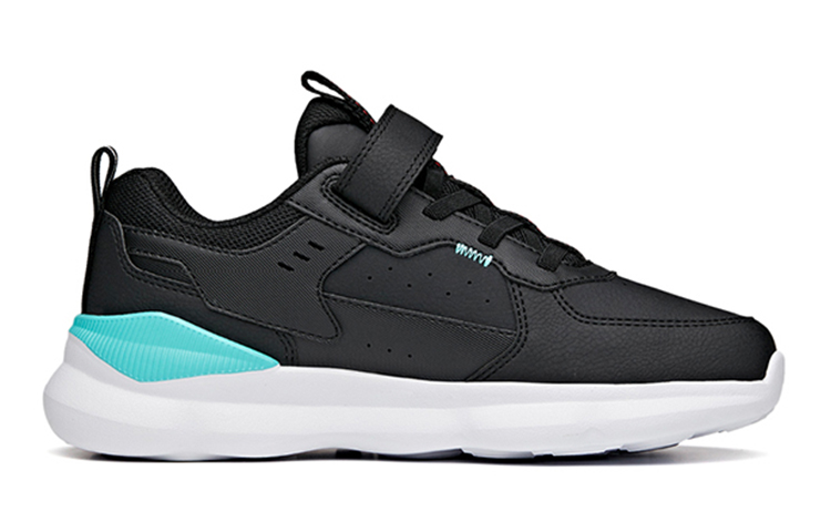(Youth) Anta Low-Top Running Shoes 'Black Blue Magic Tape' 圖 2