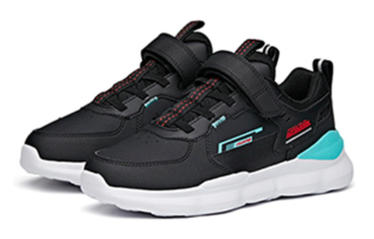(Youth) Anta Low-Top Running Shoes 'Black Blue Magic Tape' 圖 3