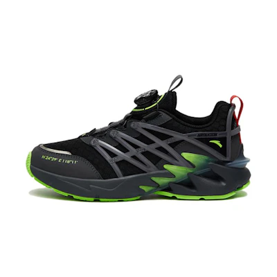 (Youth) Anta Low-Top Running Shoes 'Black Grey Green'