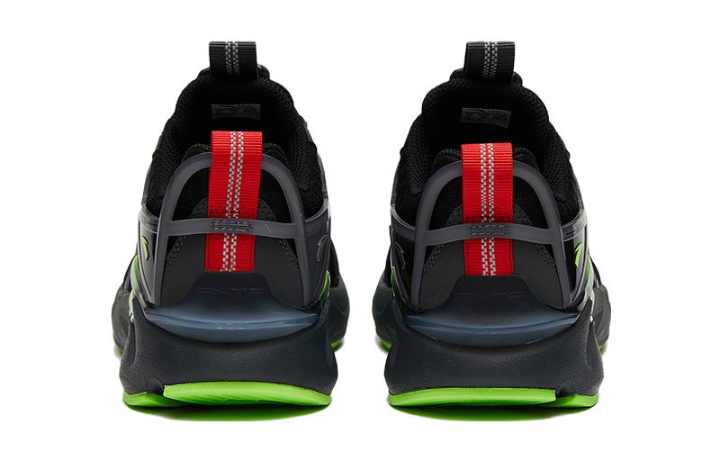 (Youth) Anta Low-Top Running Shoes 'Black Grey Green' 圖 4