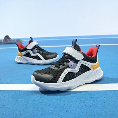 (Youth) Anta Low-Top Running Shoes 'Black White Red Yellow' A312325523-3 Sizing (Youth) Anta Low-Top Running Shoes 'Black White Red Yellow' A312325523-3