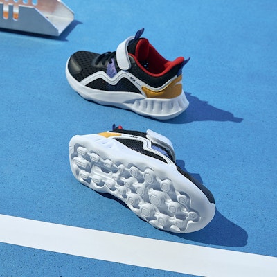(Youth) Anta Low-Top Running Shoes 'Black White Red Yellow' A312325523-3 2