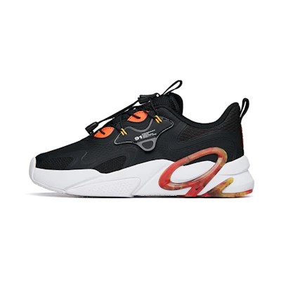 (Youth) Anta Low-Top Sneakers 'Black Orange'