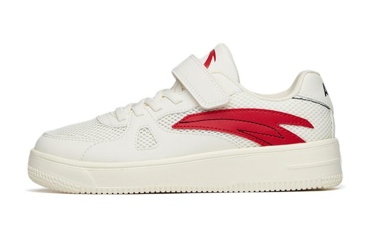 (Youth) Anta Low-Top Velcro Sneakers 'Beige Red' A332118000C-1
